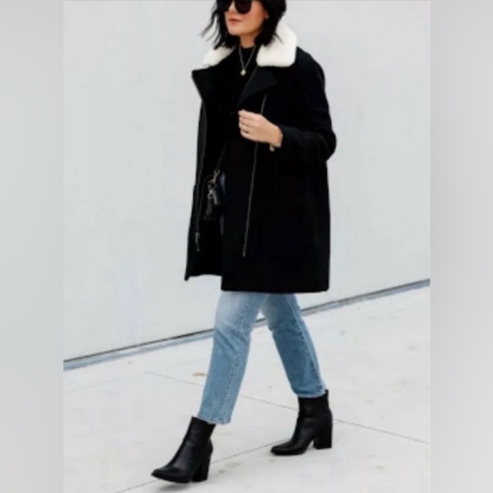 Madewell Eldridge Zip Coat in perfect condition - beautiful coat - size M - Picture 3 of 7